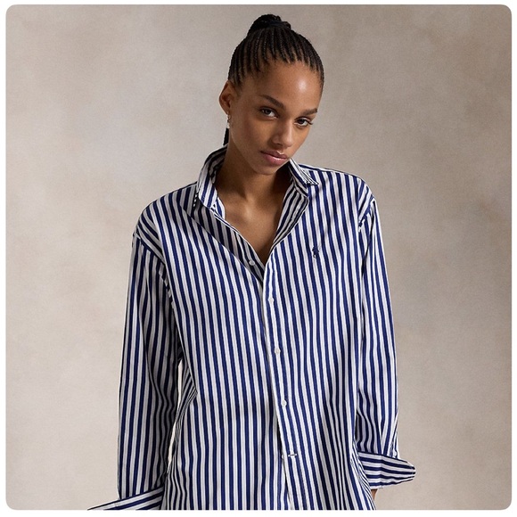 NEW Rodd & Gunn Sports Fit Navy and White Striped Shirt - Picture 4 of 14